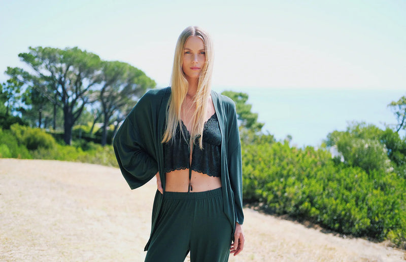 Forest Mood – Knit Pajama 3-Piece Set
