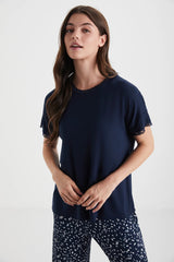 Soft textured capri suit
