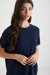 Soft textured capri suit