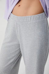 Lavender Serenity – طقم بيجاما كابري قطعتين “Relax Mood” – راحة عصرية وارتداء منزلي مريح