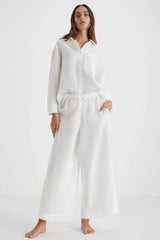 White Linen Look Comfort Duo