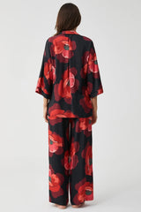 Floral patterned pajama set