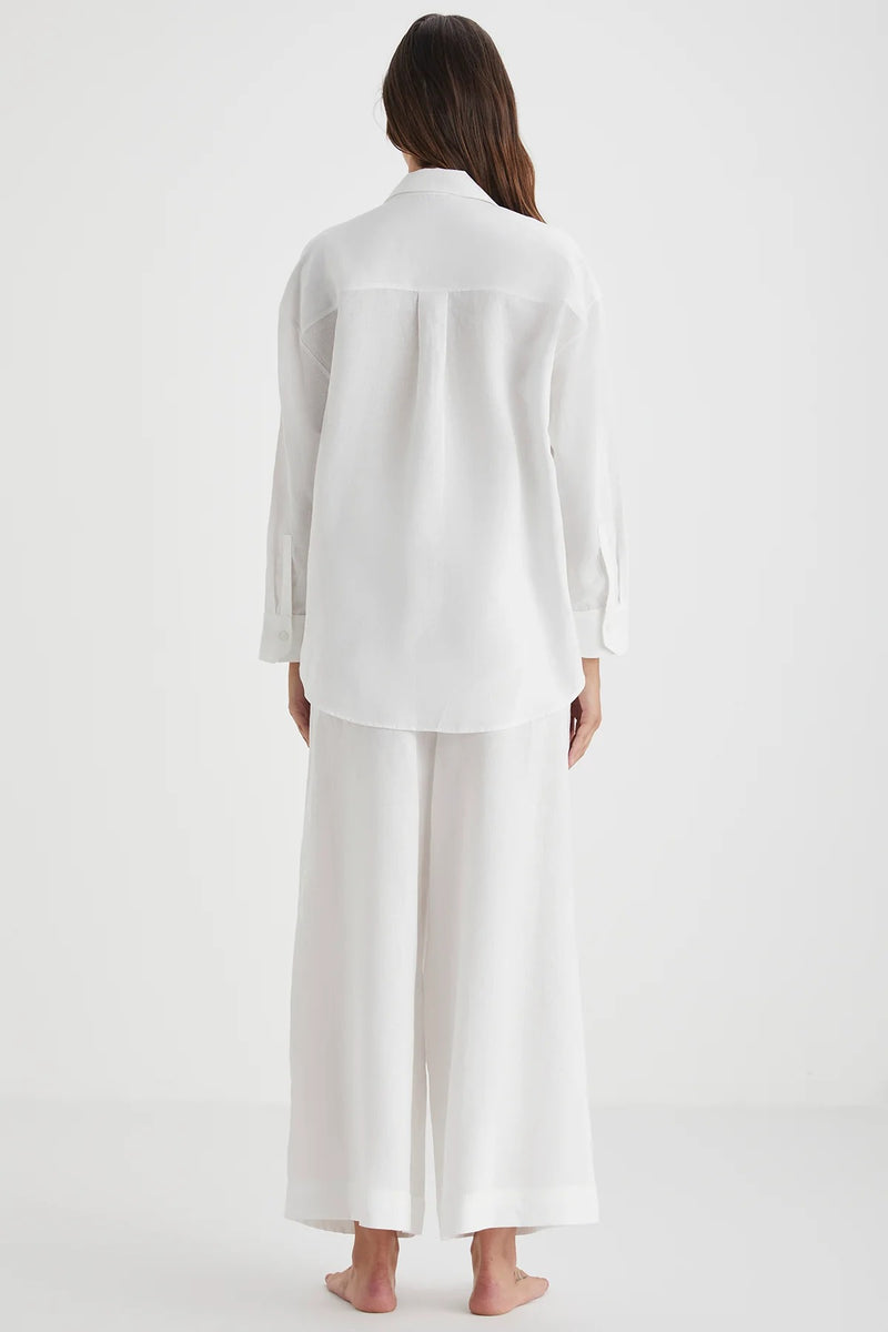 White Linen Look Comfort Duo