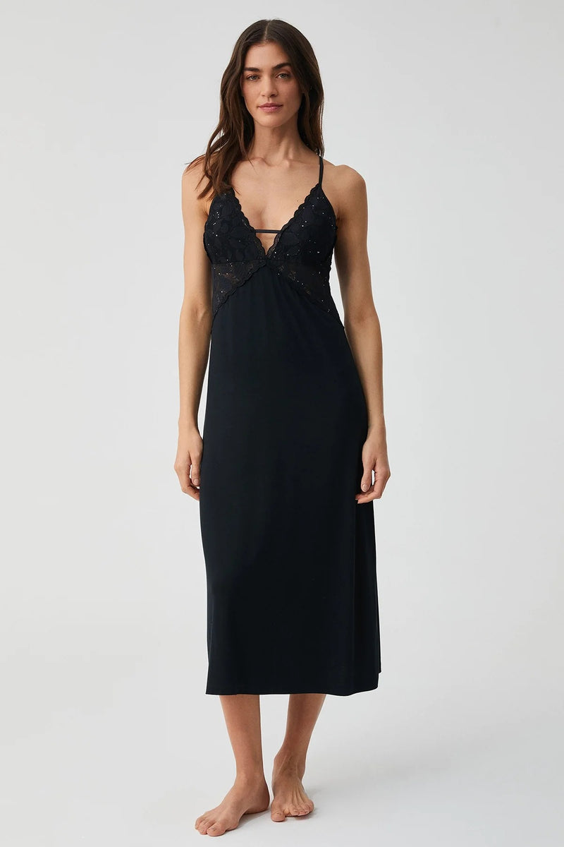 Floral Kimono Robe and Slip Dress Set