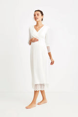 Serene Bloom Maternity Dress