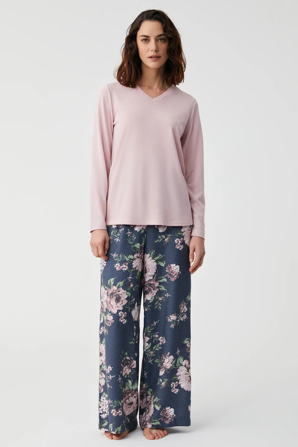 Rose & Midnight Bloom Pajama Set
