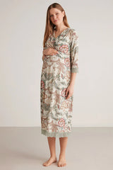 Soft textured maternity dress