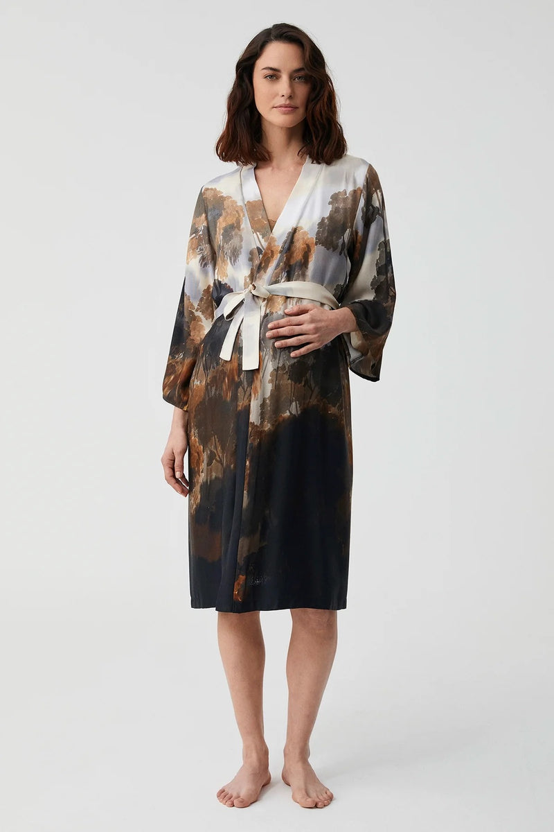 روب كيمونو للحوامل – لحظات الأمومة الهادئة