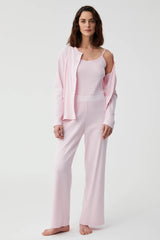 Natural soft three piece pajama set