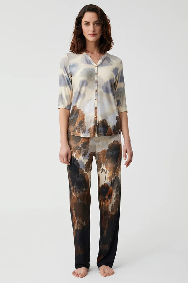 Dreamscape – طقم بيجاما للحوامل – سحر الغابة الضبابية وراحة فائقة