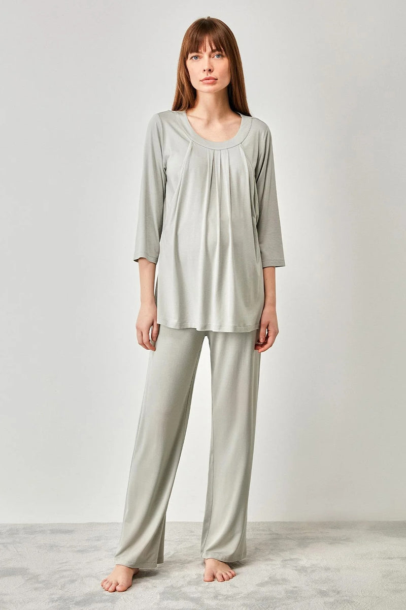 Sage Comfort Maternity Set