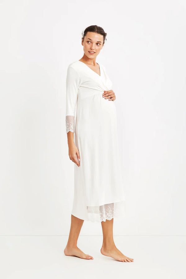 Serene Bloom Maternity Dress