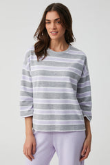 Winter Lavender – طقم بيجاما من قطعتين – بساطة شاعرية ونعومة غامرة