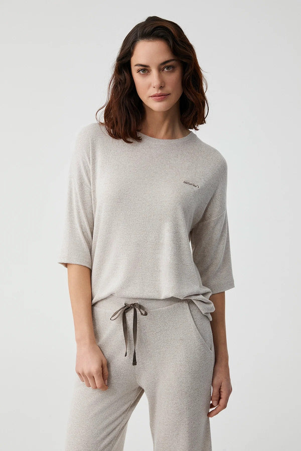 Capri "Relax Mood" طقم بيجاما من قطعتين – راحة دافئة وأناقة محايدة