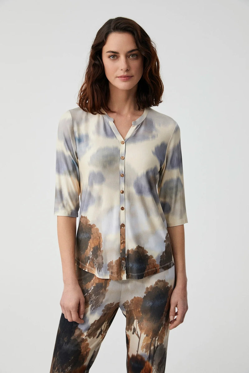 Dreamscape – طقم بيجاما للحوامل – سحر الغابة الضبابية وراحة فائقة