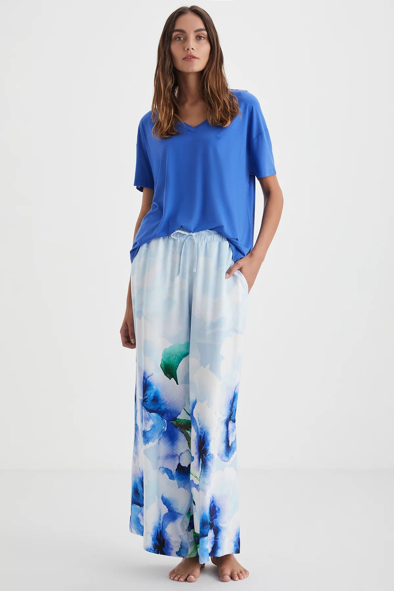 Vibrant Coral – Statement Pajama Set