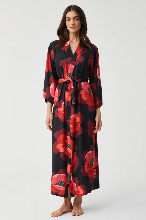 Midnight Poppy – طقم من قطعتين – أناقة قرمزية وراحة مطلقة