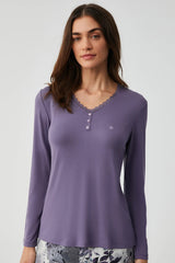 Moonlight Violet – 2-Piece Set – Floral Softness & Mysterious Charm