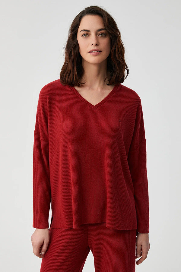 Soft textured pajama set