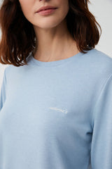 Moon Blue – طقم بيجاما قطعتين – أناقة هادئة ونعومة مريحة