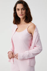Natural soft three piece pajama set