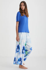 Vibrant Coral – Statement Pajama Set