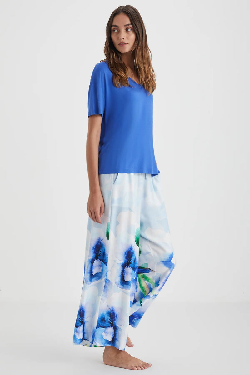 Vibrant Coral – Statement Pajama Set