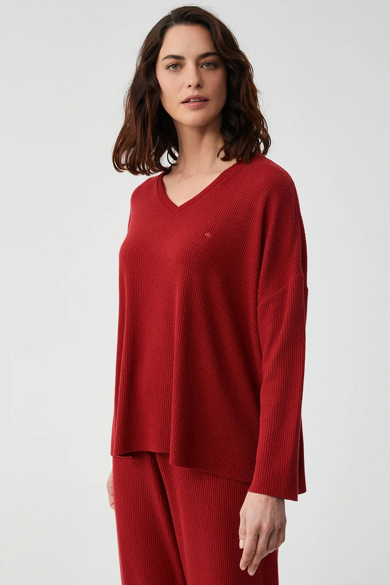 Soft textured pajama set