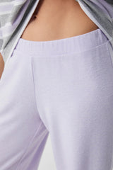 Winter Lavender – طقم بيجاما من قطعتين – بساطة شاعرية ونعومة غامرة