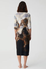 Soft textured maternity nightgown