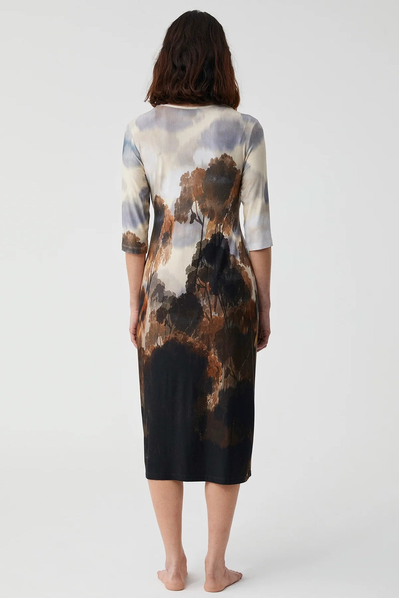 Soft textured maternity nightgown