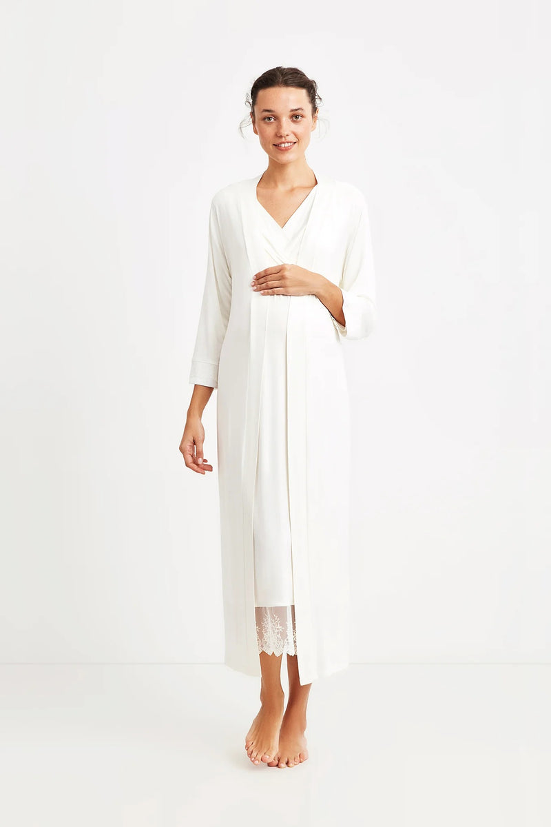Serene Bloom Maternity Dress
