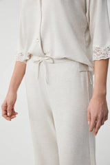 Magnolia Ivoire - طقم بيجاما قطعتين – أناقة ناعمة وأنوثة رقيقة