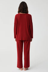 Soft textured pajama set