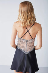 Midnight Lace Babydoll