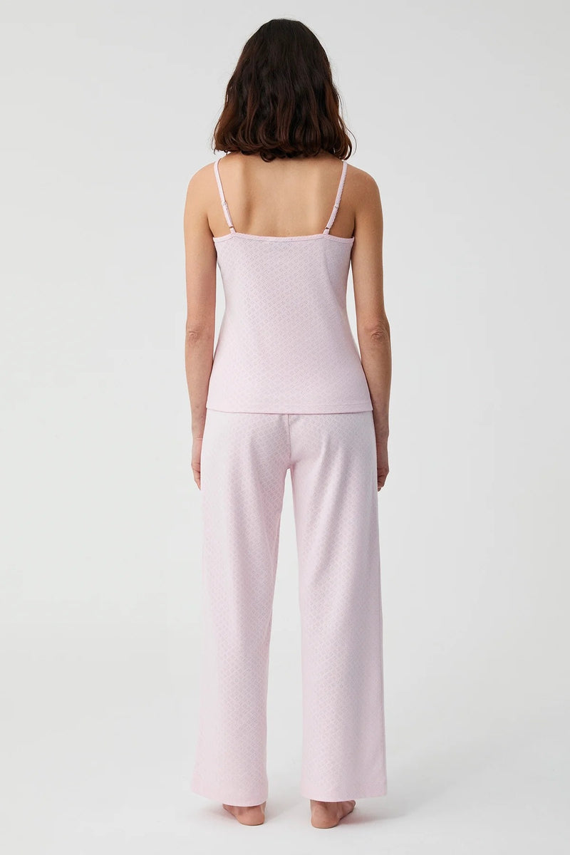 Natural soft three piece pajama set