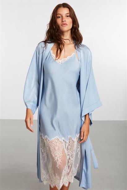 Sky Satin Set